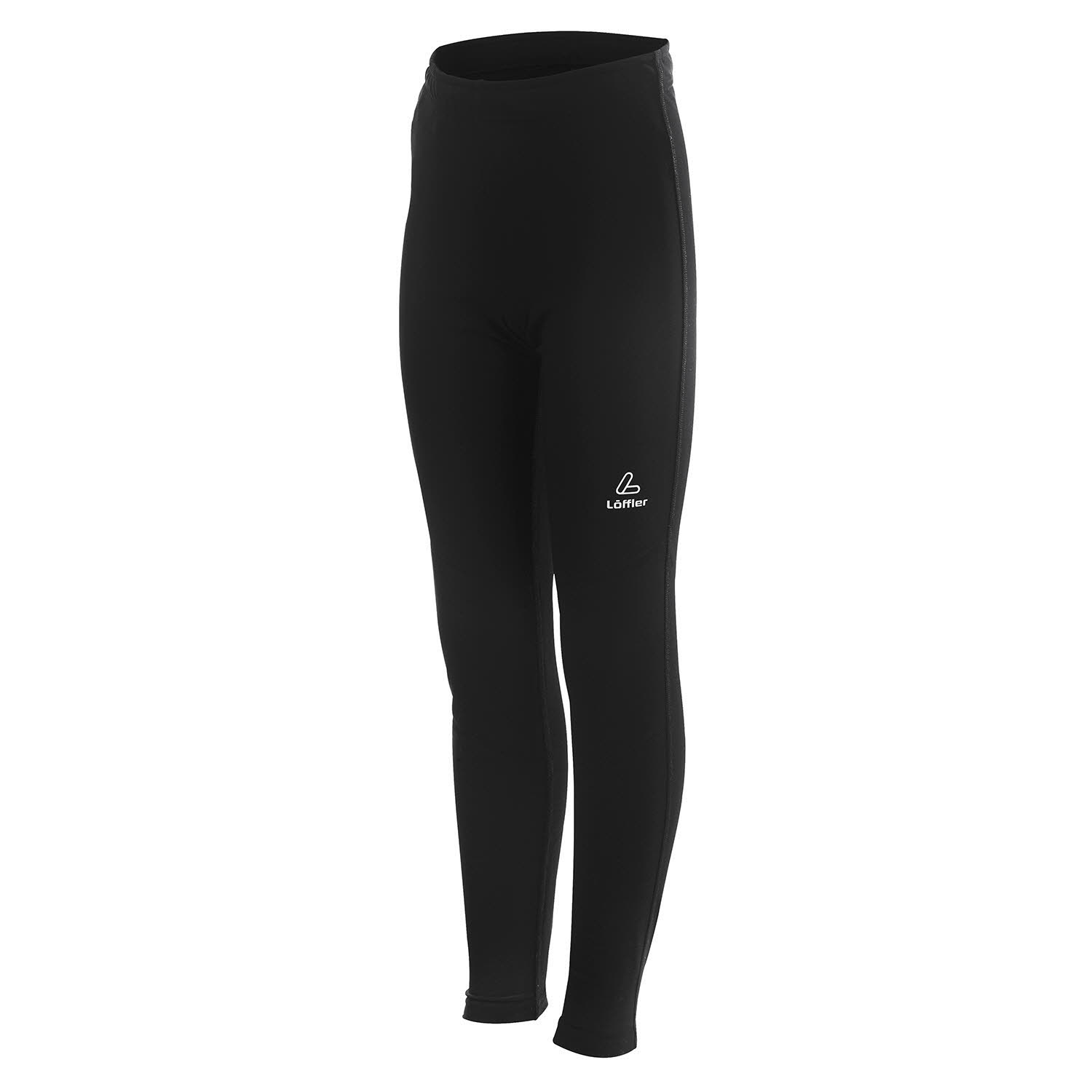 Löffler K TIGHTS THERMO TIV Jungen Langlauftights Sporttights schwarz
