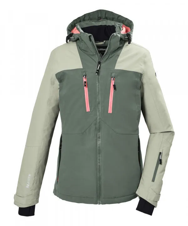 KILLTEC Ski-/Snowboardjacke Damen grün-grau