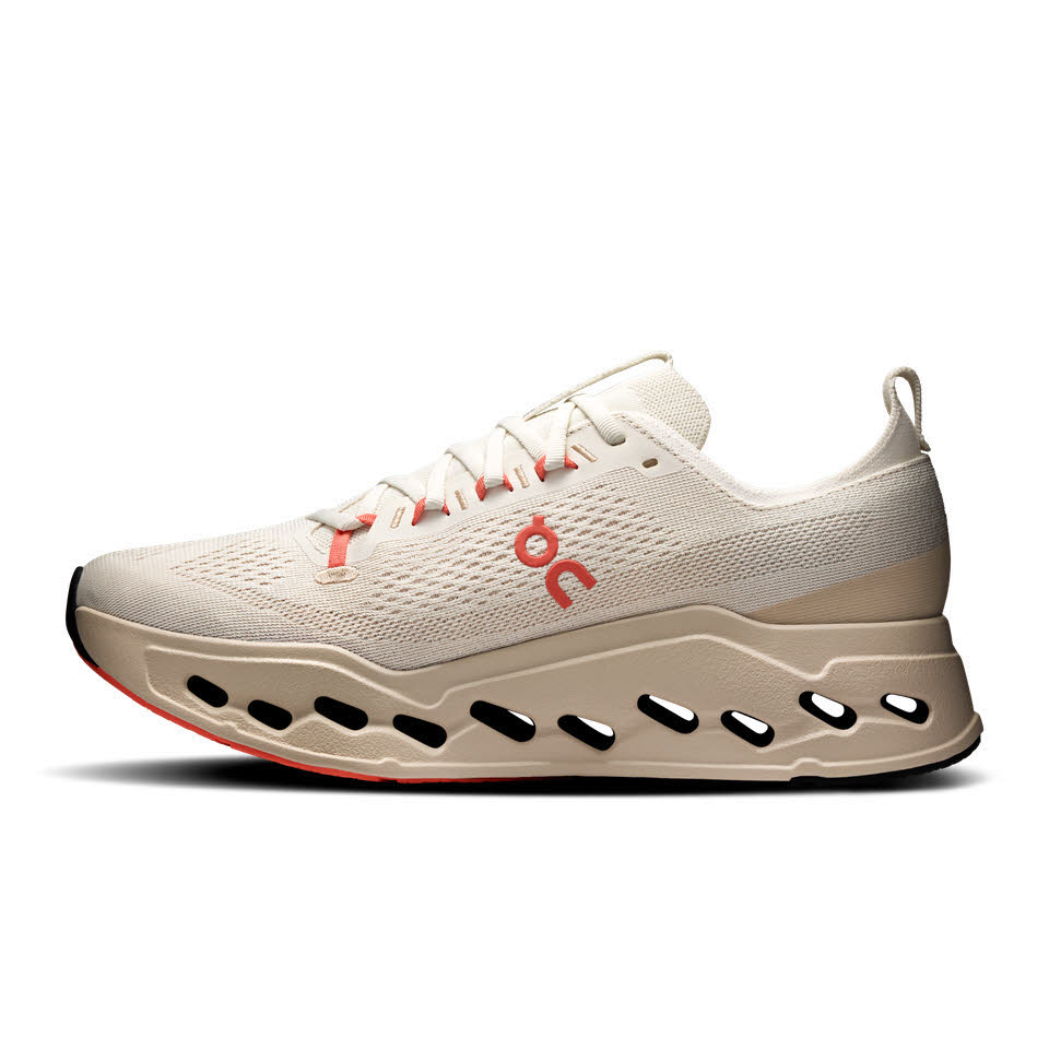 ON CLOUDSURFER MAX Damen Laufschuhe Joggingschuhe ivory/salmon