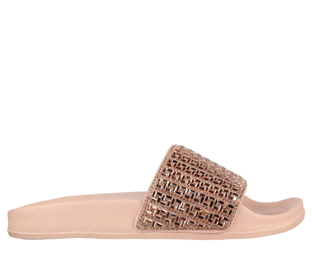 Skechers POP UPS - NEW SPARK Damen Sandalen rosa/gold