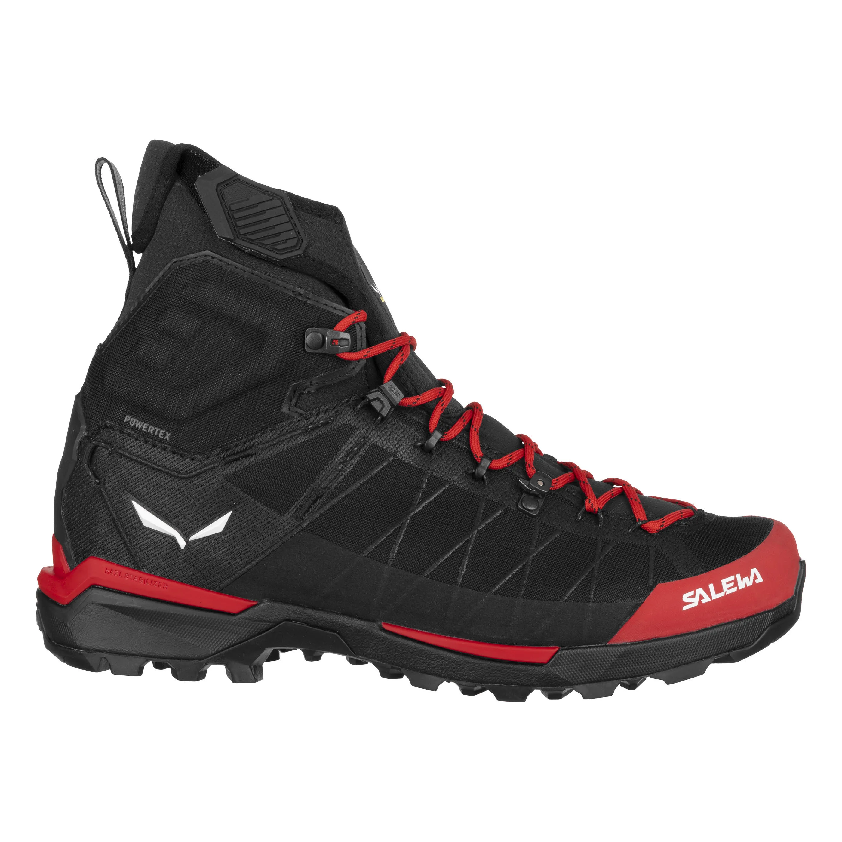Salewa ORTLES LIGHT MID PTX BOOT M Bergschuh Damen schwarz rot