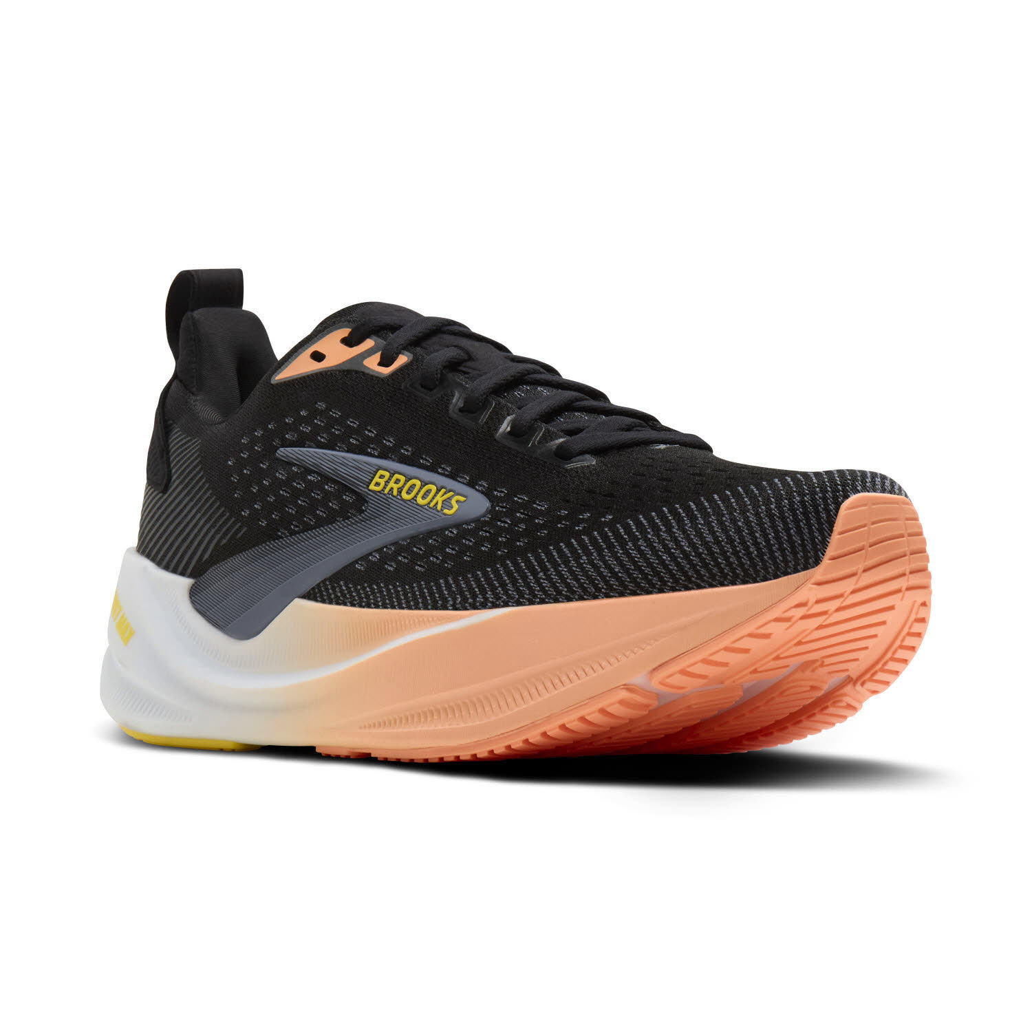 Brooks Ghost Max 4 Damen Laufschuhe Joggingschuhe schwarz/orange
