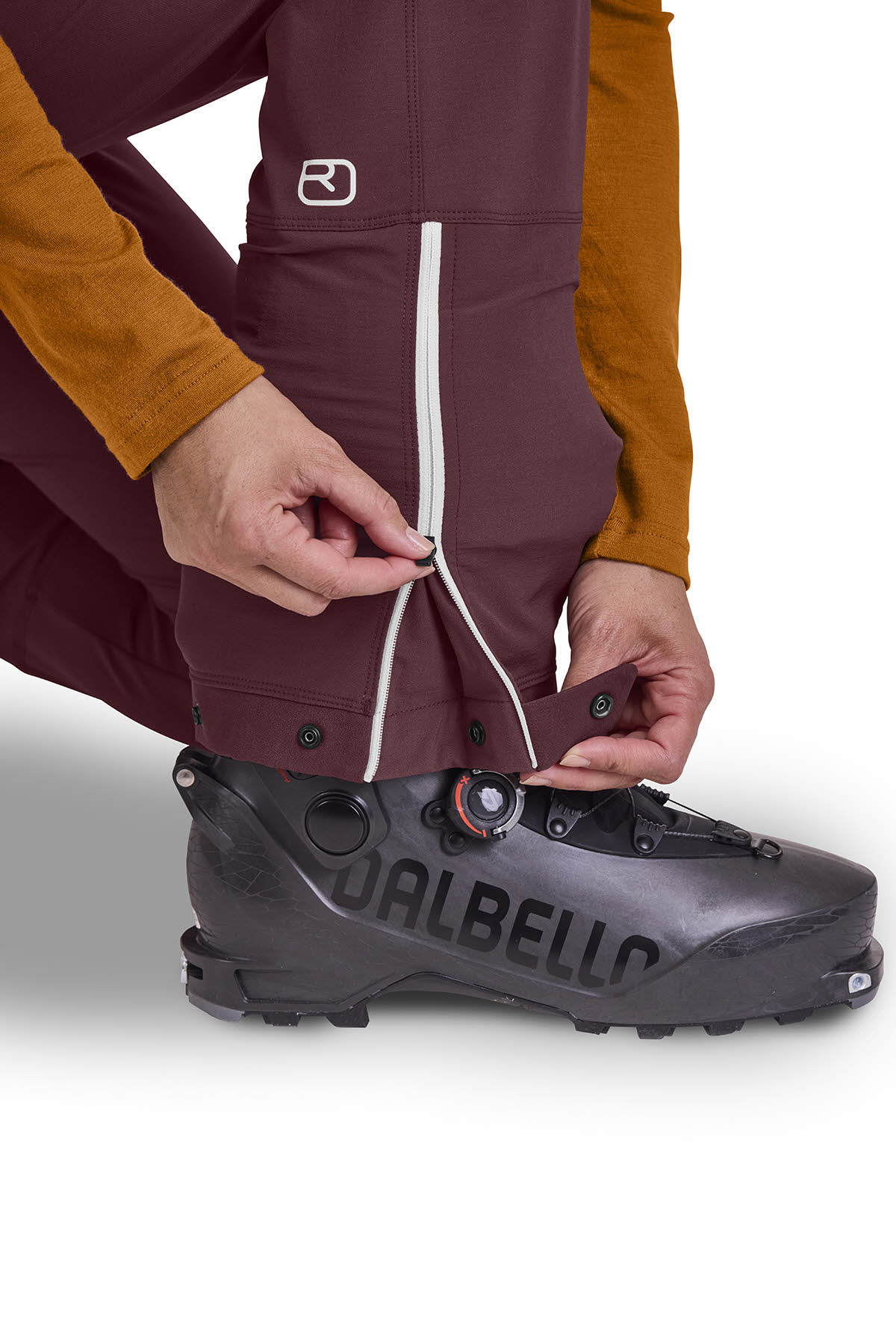 Ortovox Cevedale Pants Damen Softshell Hose Outdoor Hose rot