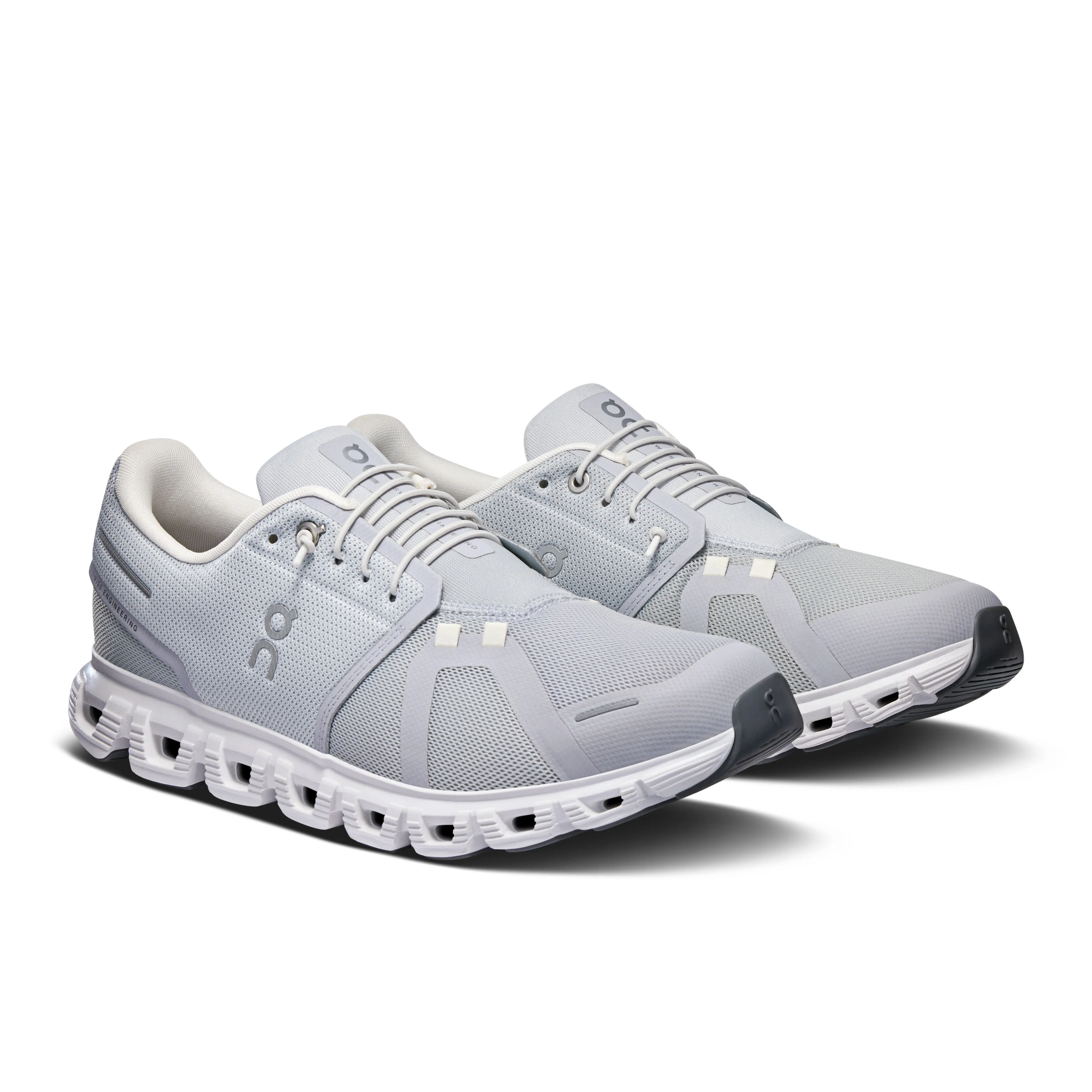 ON Cloud 6 Sneaker Freizeitschuh Herren weiß hellgrau