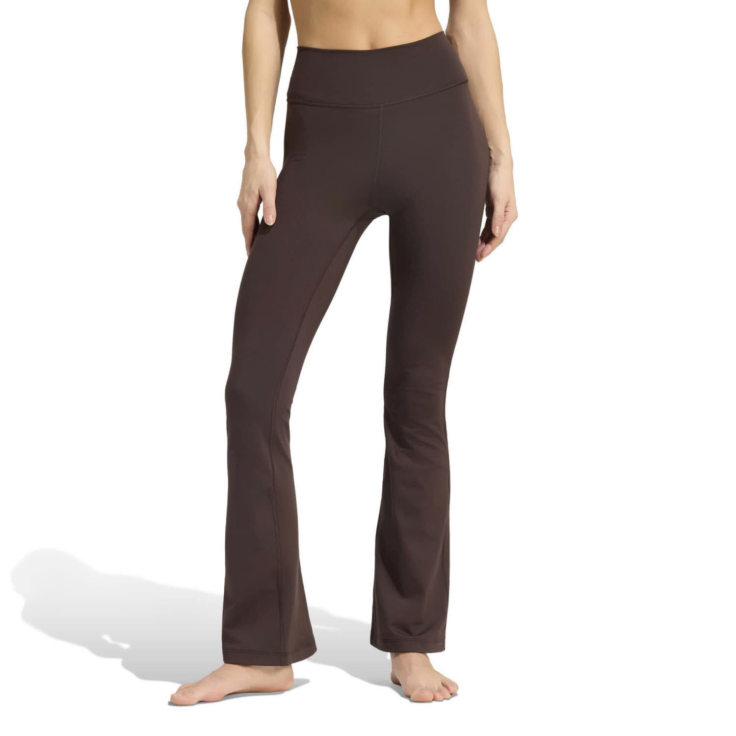 adidas ALLME ESS FLARE Damen Leggings Sporthose braun
