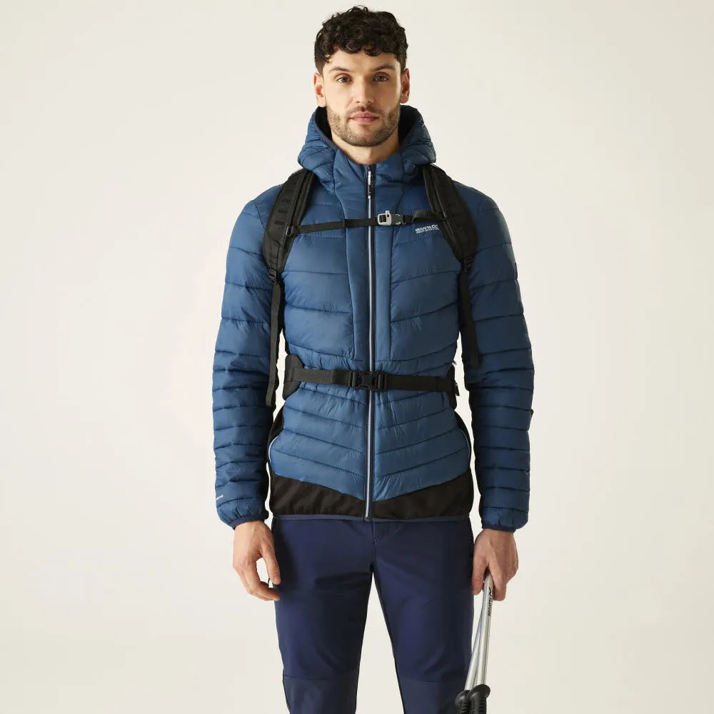 REGATTA Hooded Leedre Hybrid Daunenjacke Herren blau