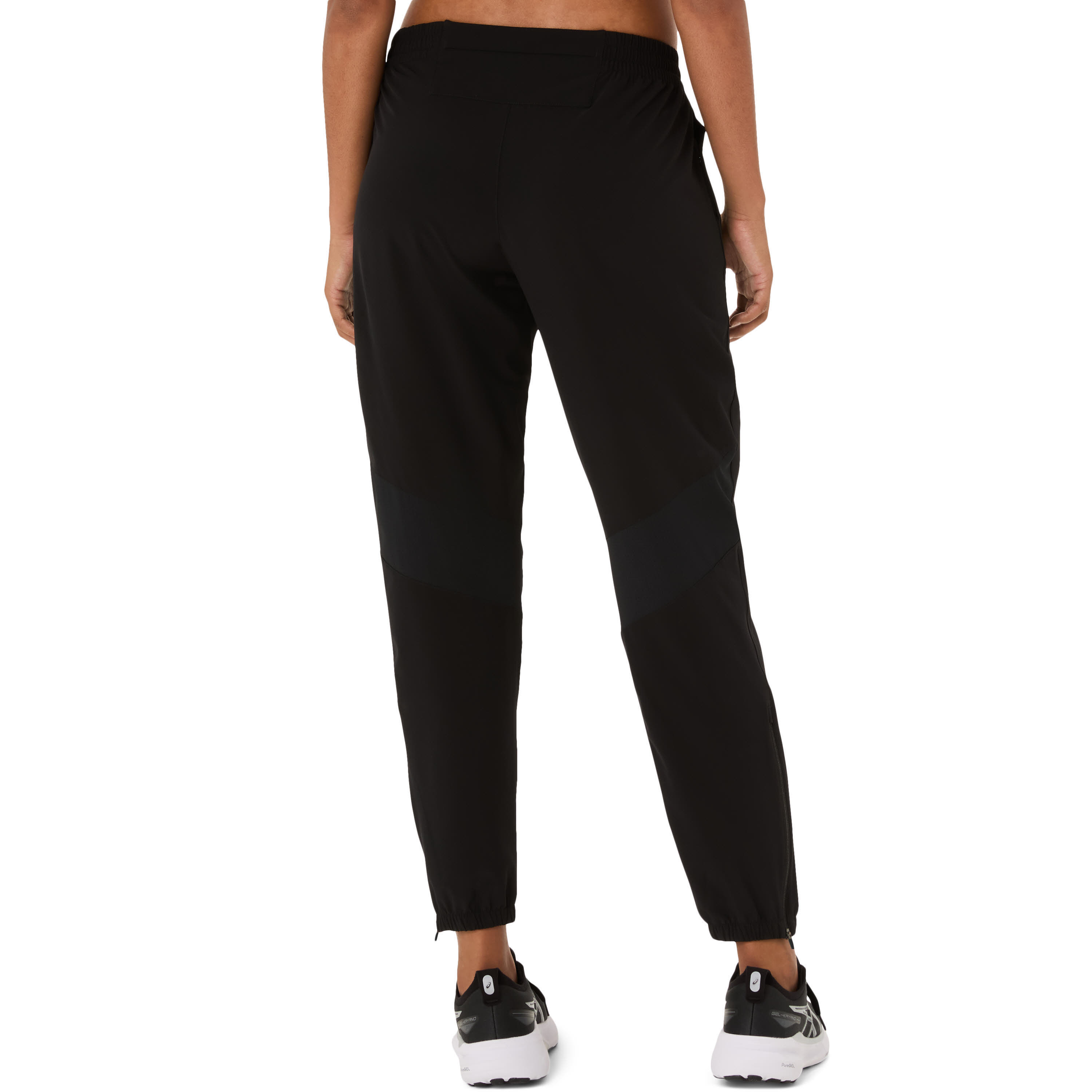Asics CORE WOVEN PANT Damen Laufhose Runningtights schwarz