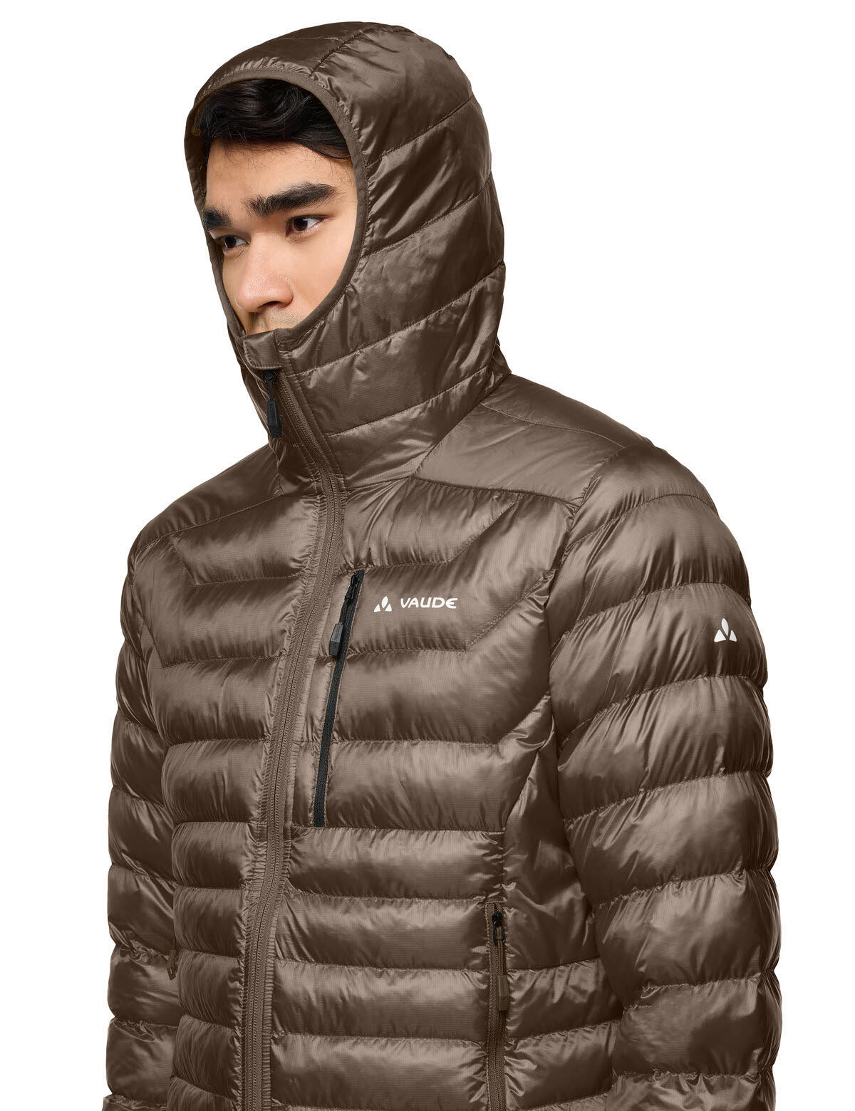 Vaude Batura Herren Winterjacke Kapuzenjacke Thermojacke deer brown