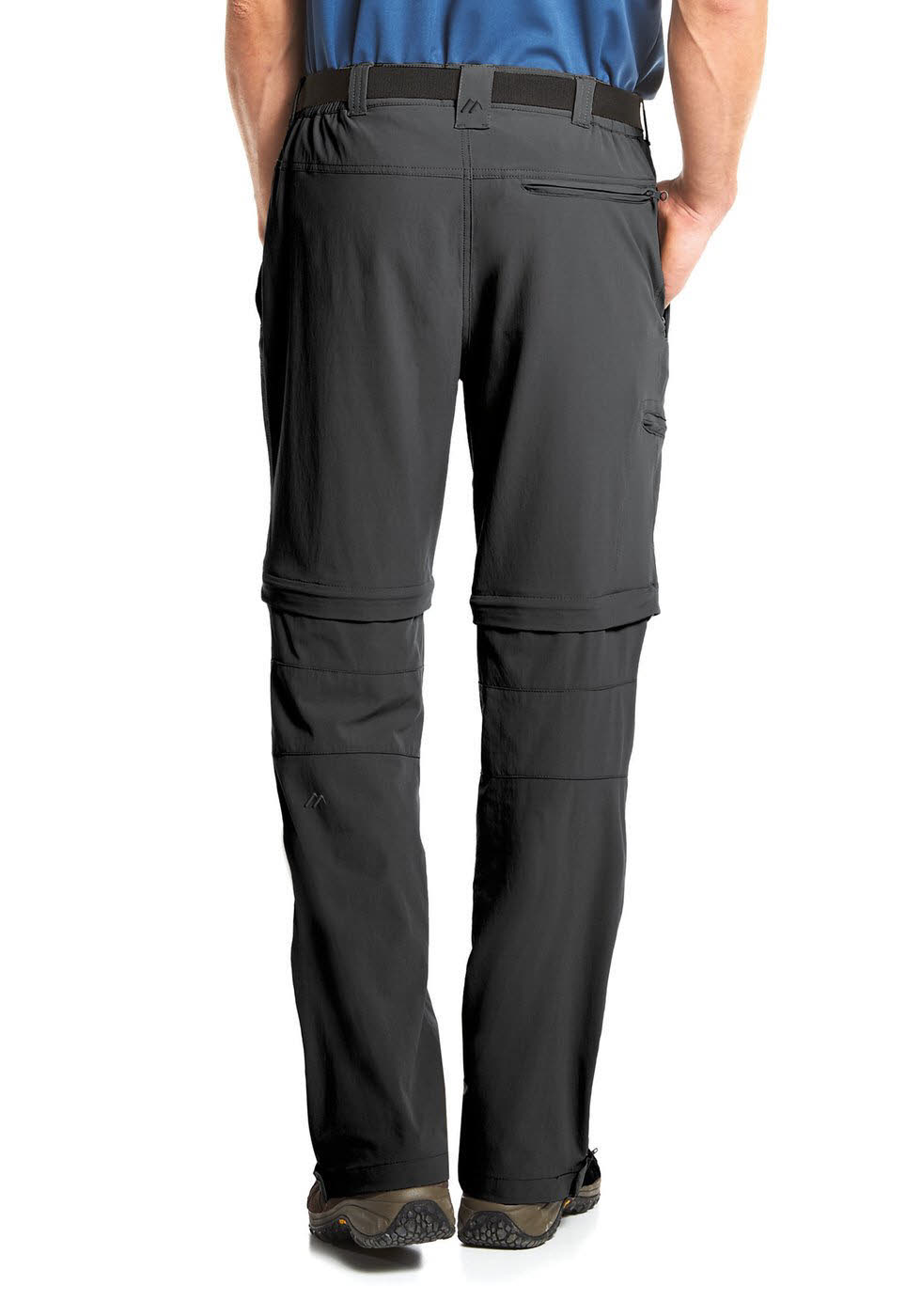 Maier Sports Tajo He-T-Zip Off Herren Wanderhose Trekkinghose schwarz