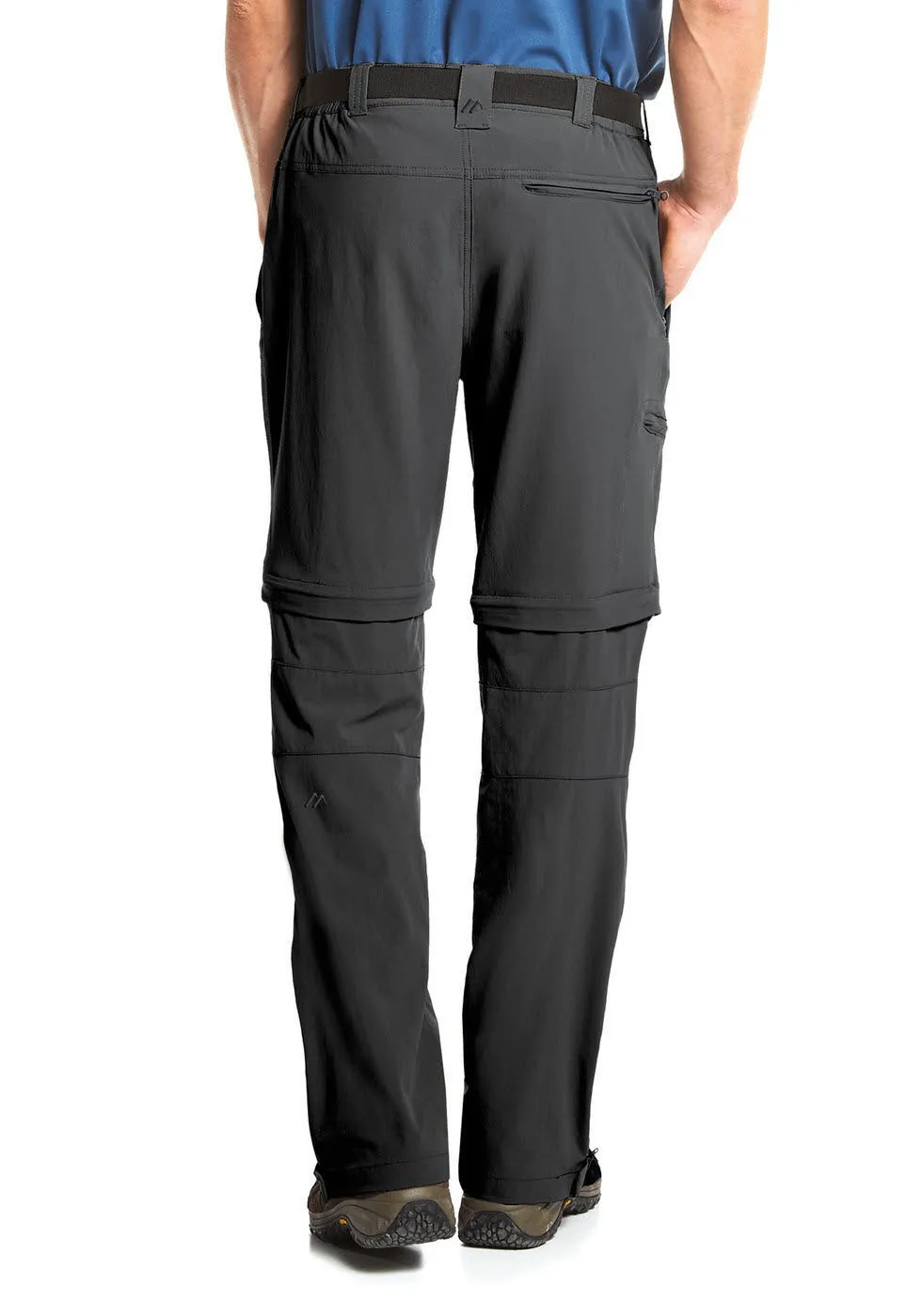 Maier Sports Tajo He-T-Zip Off Herren Wanderhose Trekkinghose schwarz