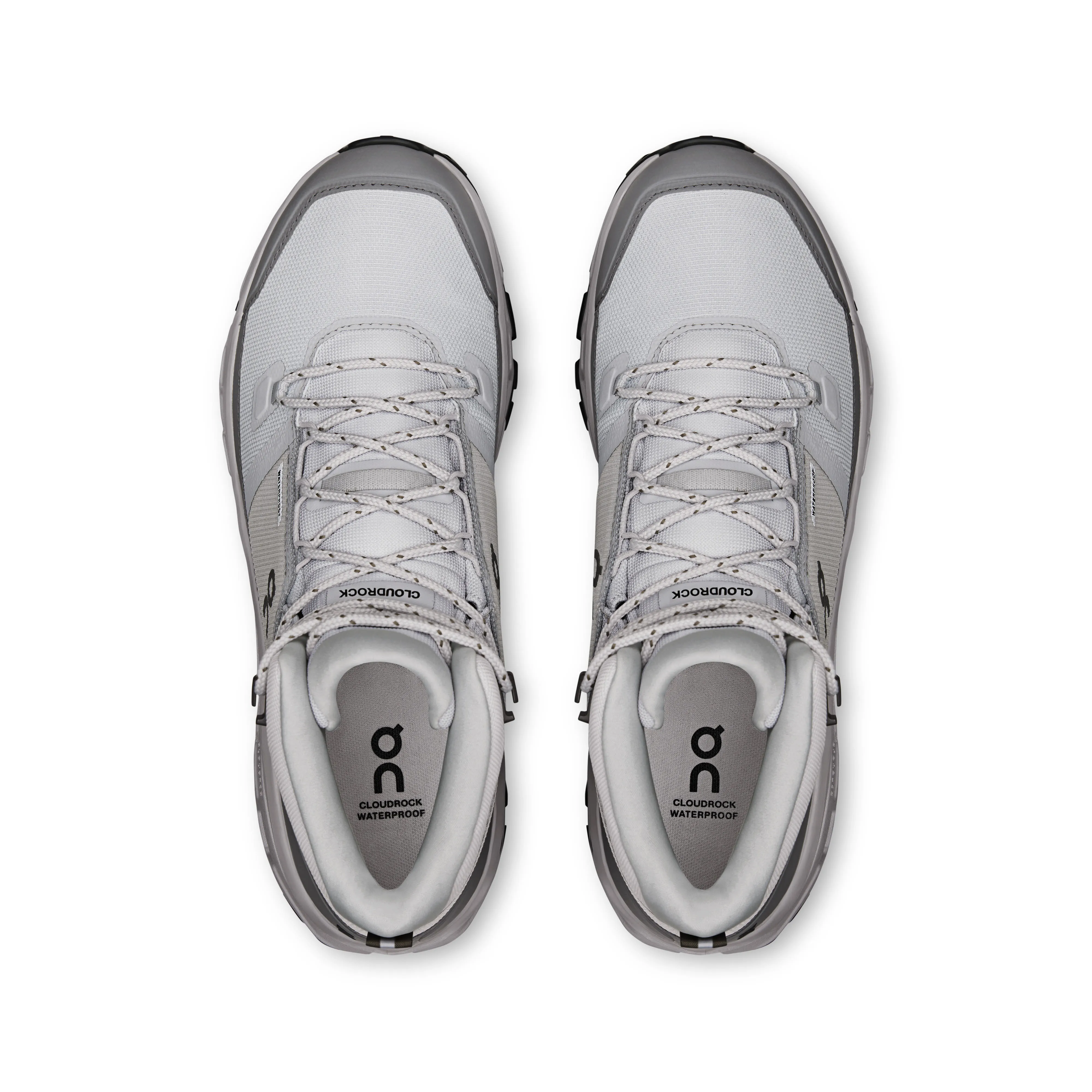 ON CLOUDROCK MID WP Herren Trekkingschuhe Wanderschuhe glacier/alloy