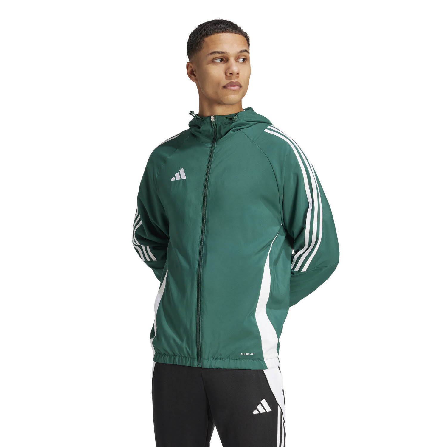 adidas Tiro24 Windbreaker Herren Windjacke Outdoorjacke grün