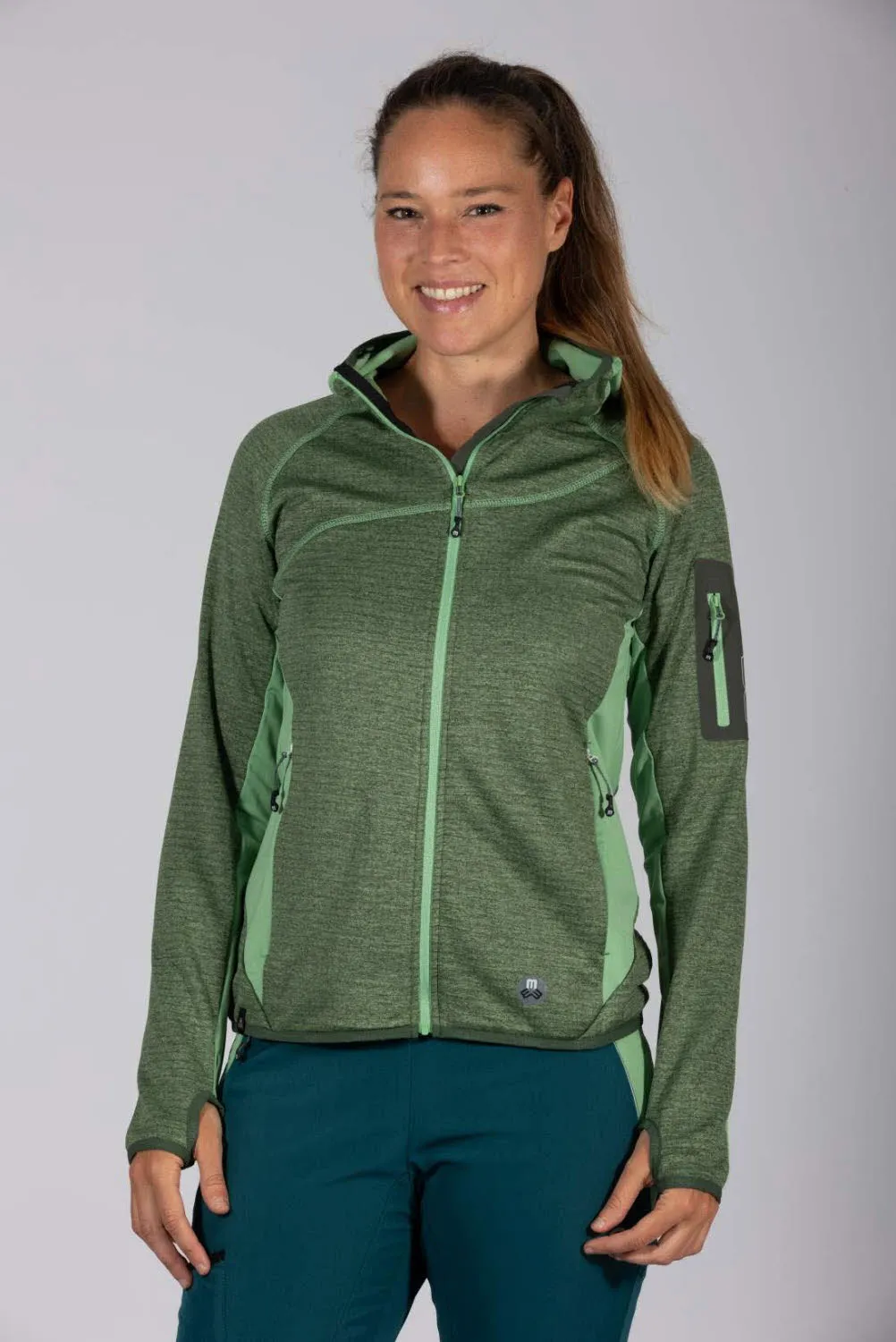 Maul Fleecejacke Damen grün