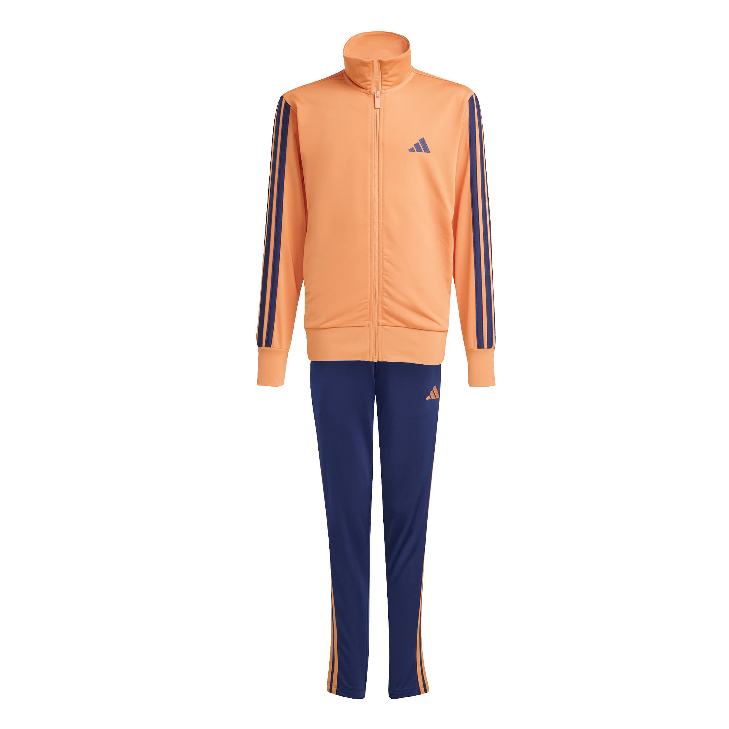 adidas Essentials Climacool Kinder Trainingsanzug - Orange/Dunkelblau