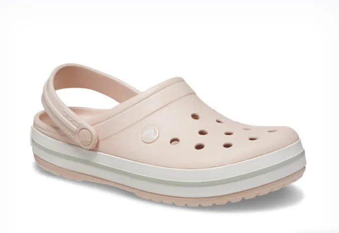 Crocs Crocband Clog Hausschuh Gartenschuh Damen beige
