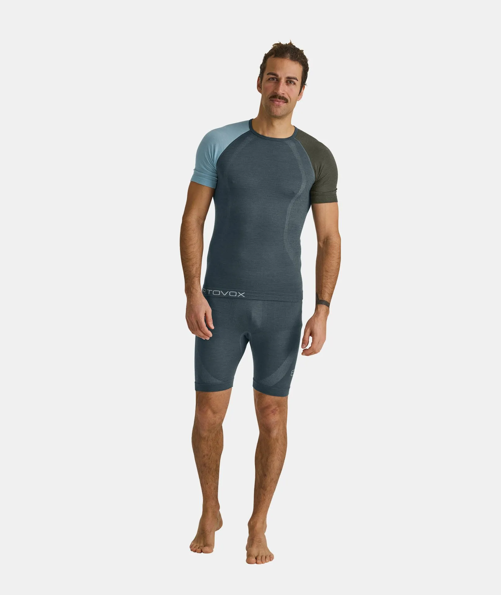 Ortovox 120 COMP LIGHT SHORT SLEEVE Herren Dark Arctic Grey