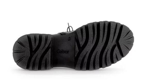 Gabor Biker Boots Damen Stiefelette Schnürschuh schwarz Bild 5 Gabor Biker Boots Damen Stiefelette Schnürschuh schwarz