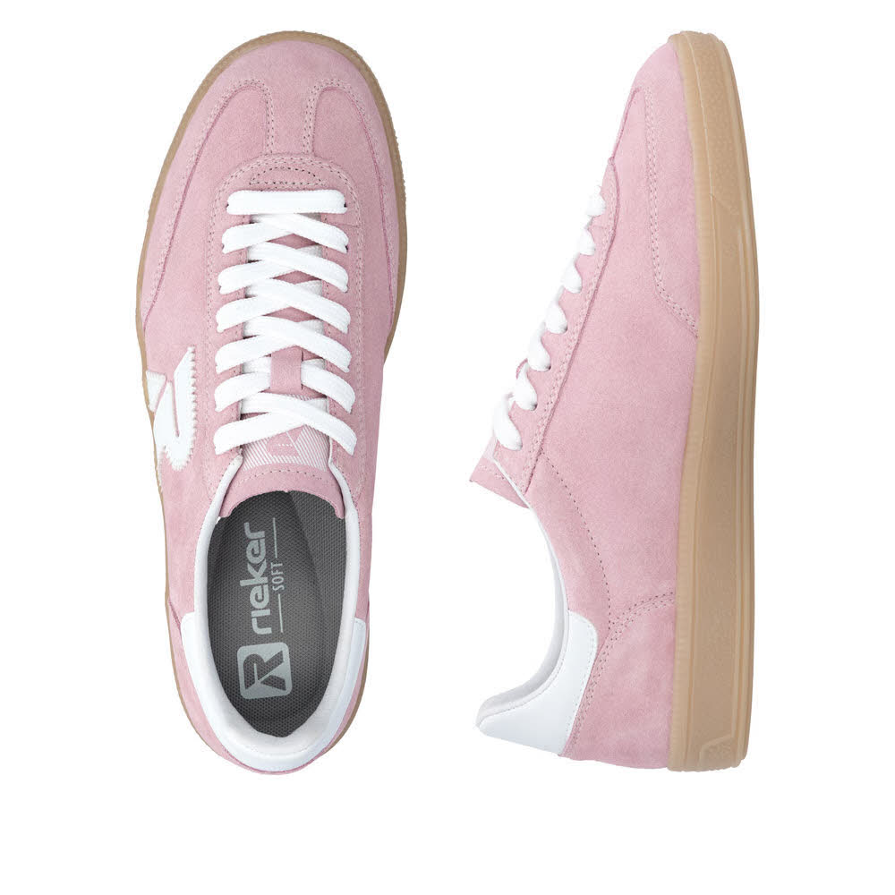 Rieker DamenSAN DIEGO Sneaker rosa