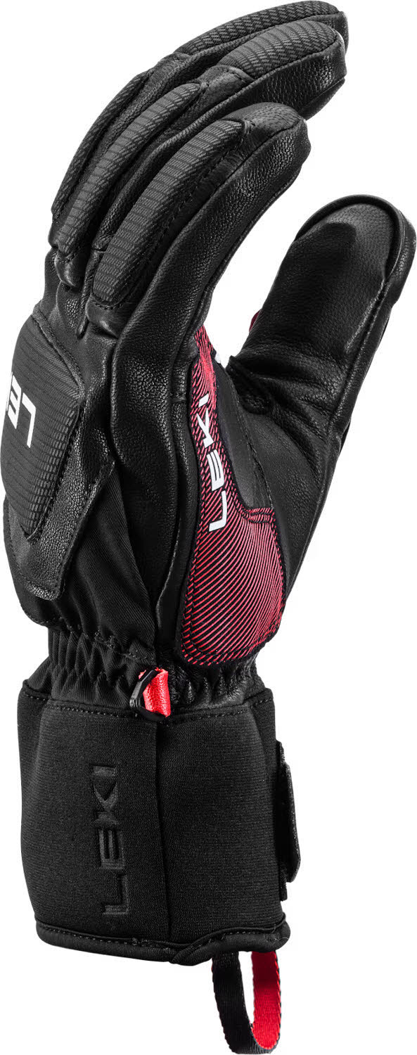 Leki Griffin Pro 3D Herren Skihandschuhe Fingerlinge schwarz/rot