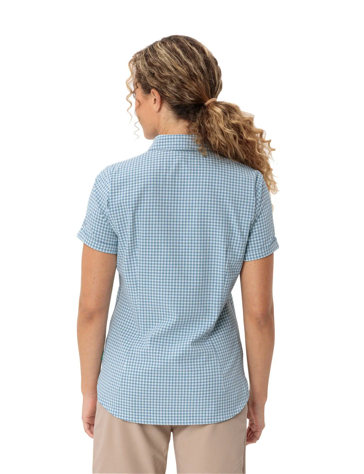 Vaude Seiland III Bluse Kurzarmbluse Damen blau