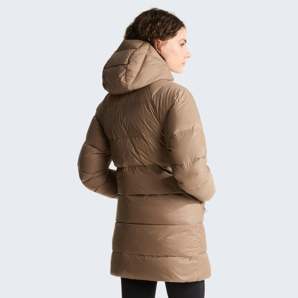 The North Face DA HYDRENALITE CITY DOWN HOODED PARKA Damen Wintermantel Freizeitmantel garnet