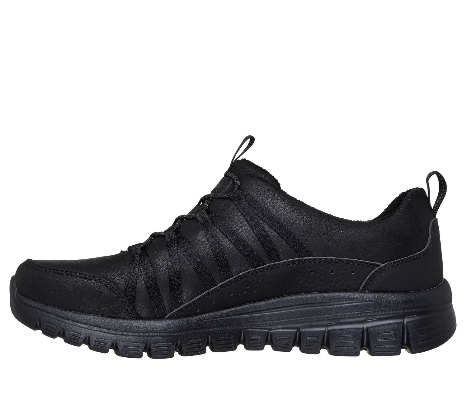 SKECHERS GRACEFUL - COZY HUG Damen Slipper Sneaker modisch schwarz