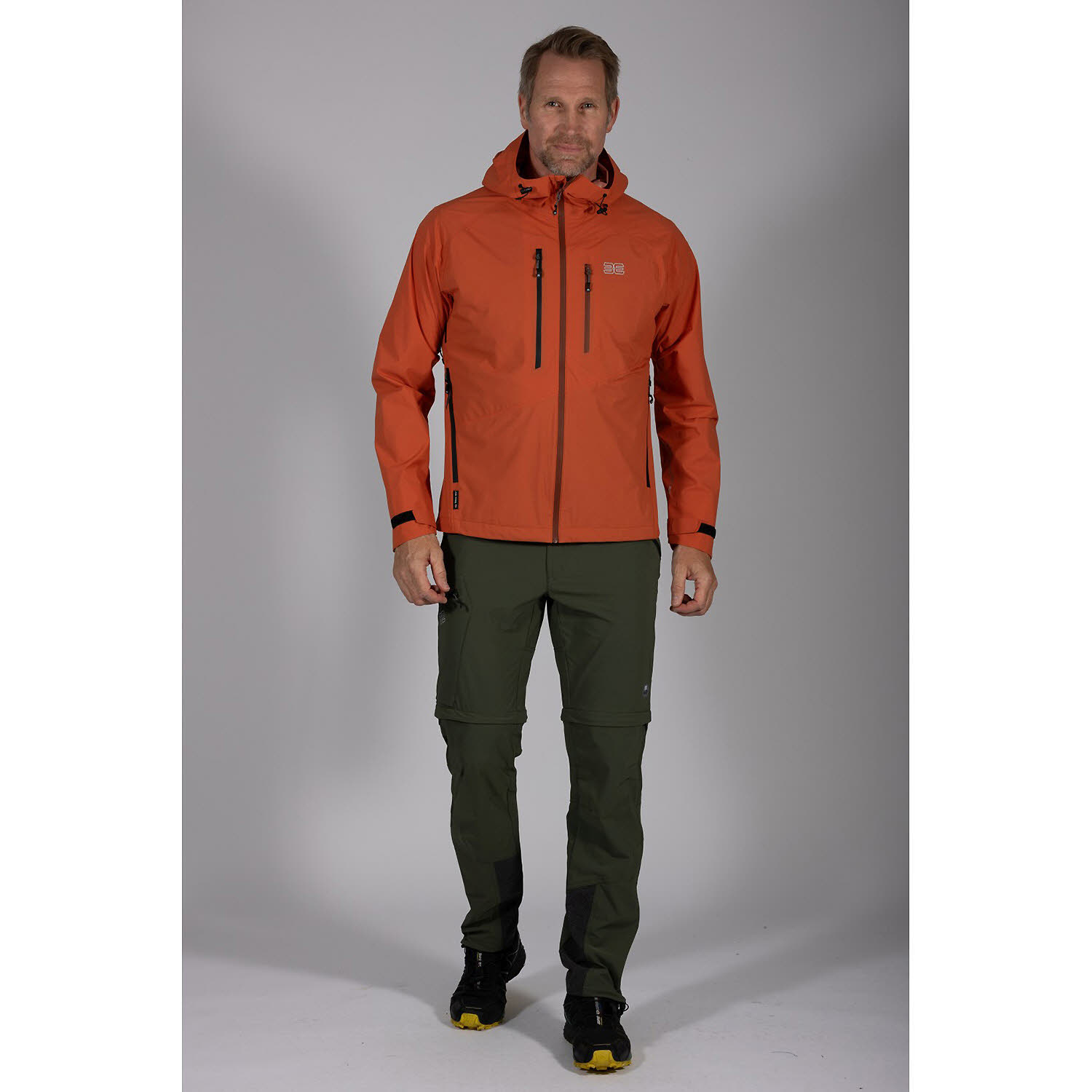 Maul Matterhorn Herren Regenjacke Windjacke orange