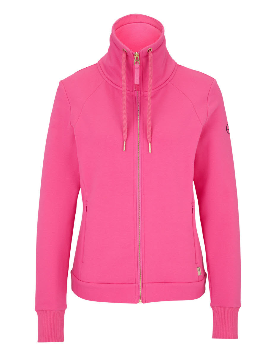 Venice Beach CARON Damen Sweatjacke Zip-Jacke pink