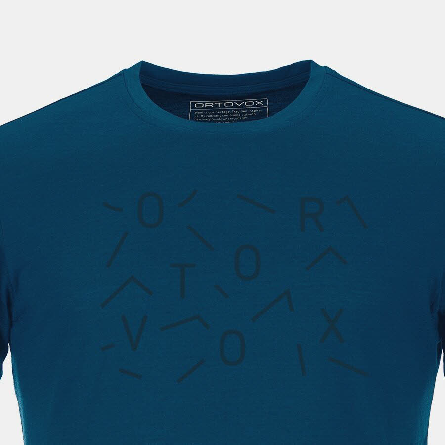 Ortovox 150 COOL LOST Herren T-Shirt Funhktionsshirt blau