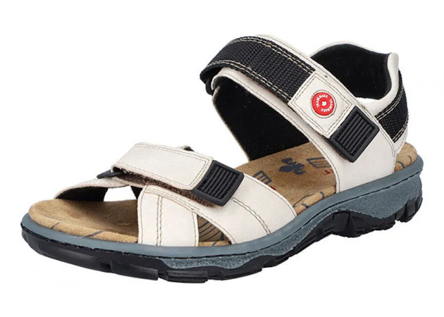 Rieker Damen Sandalen Trekkingsandalen weiß NEU