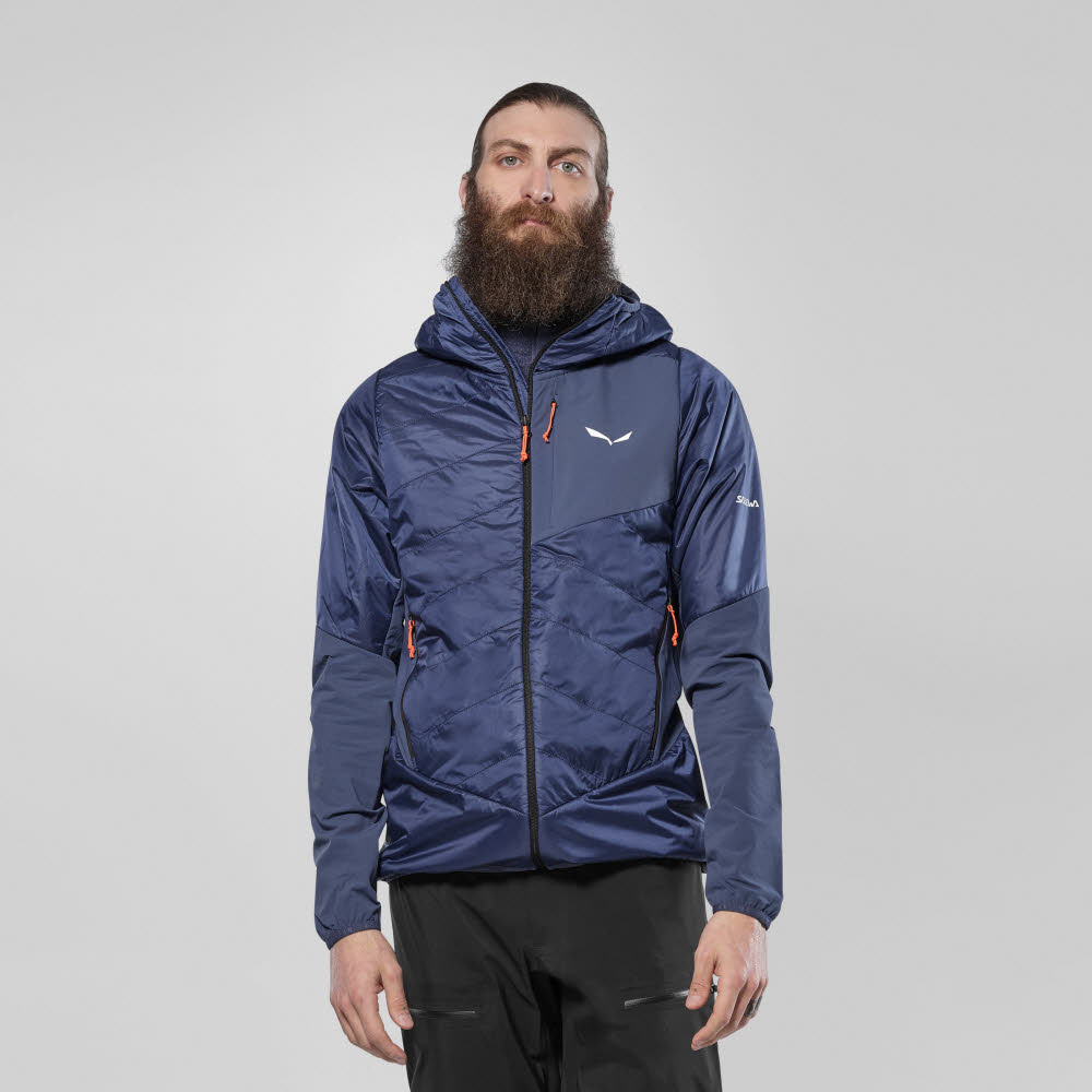 SALEWA Ortles Hybrid TirolWool Responsive Wanderjacke Herren blau