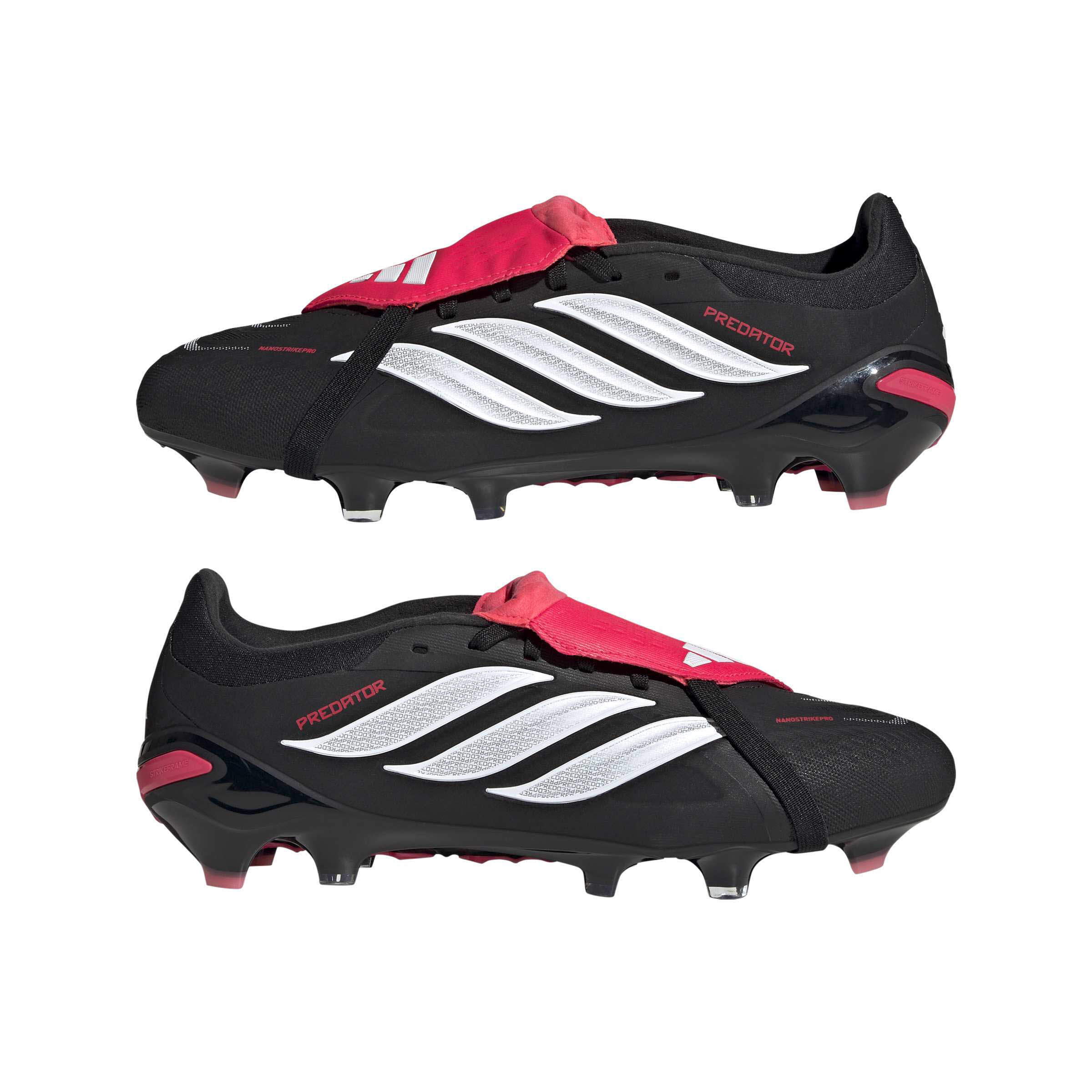 adidas PREDATOR PRO FT FG Unisex Fußballschuhe Stollenschuhe core black/white/lucid red