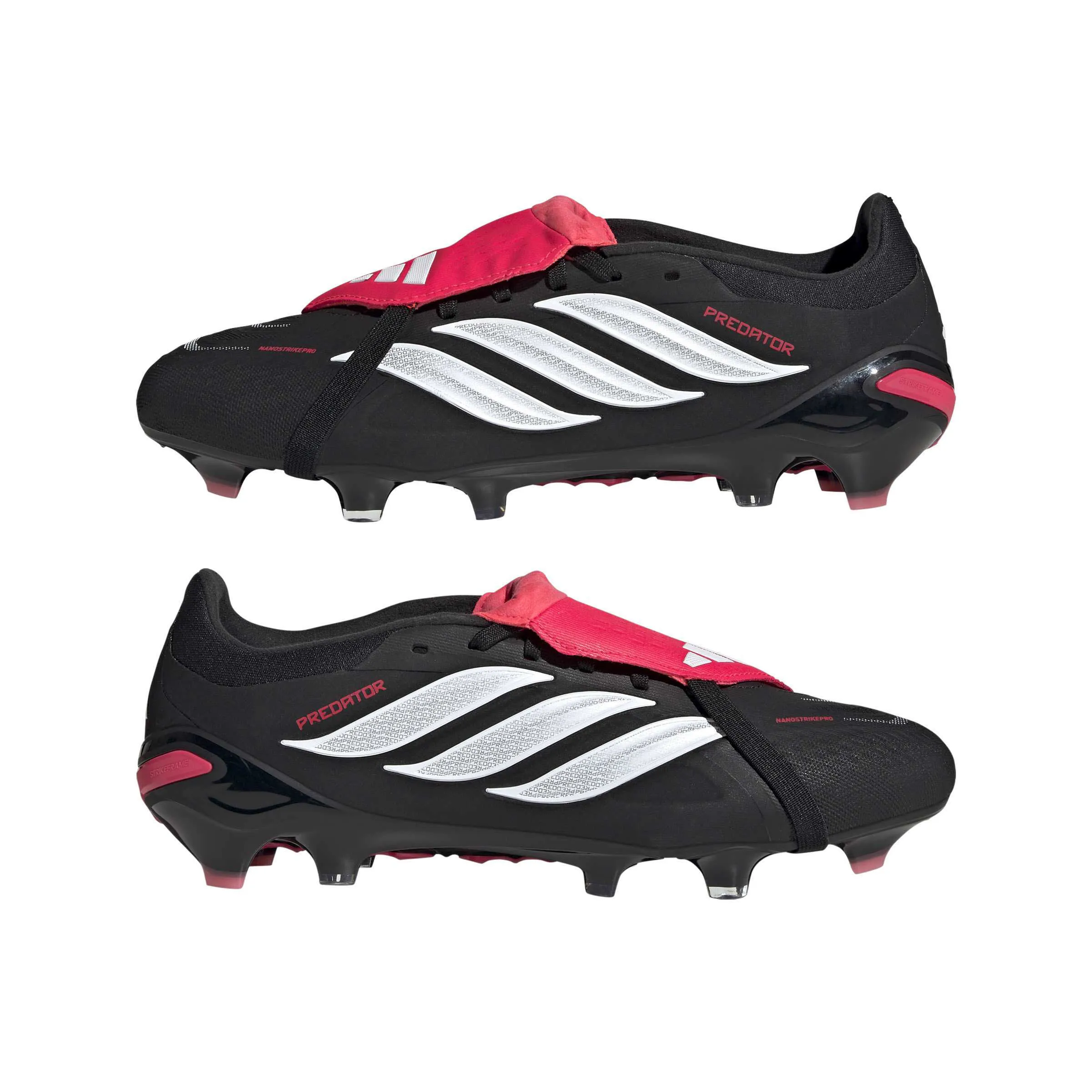 adidas PREDATOR PRO FT FG Unisex Fußballschuhe Stollenschuhe core black/white/lucid red