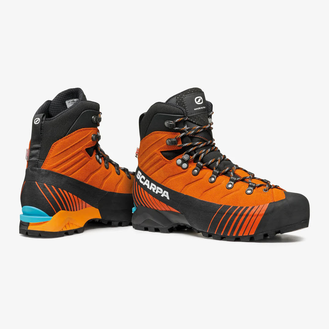 SCARPA RIBELLE HD Bergstiefel Herren orange leichter, bequemer Leder-Alpinistenschuh