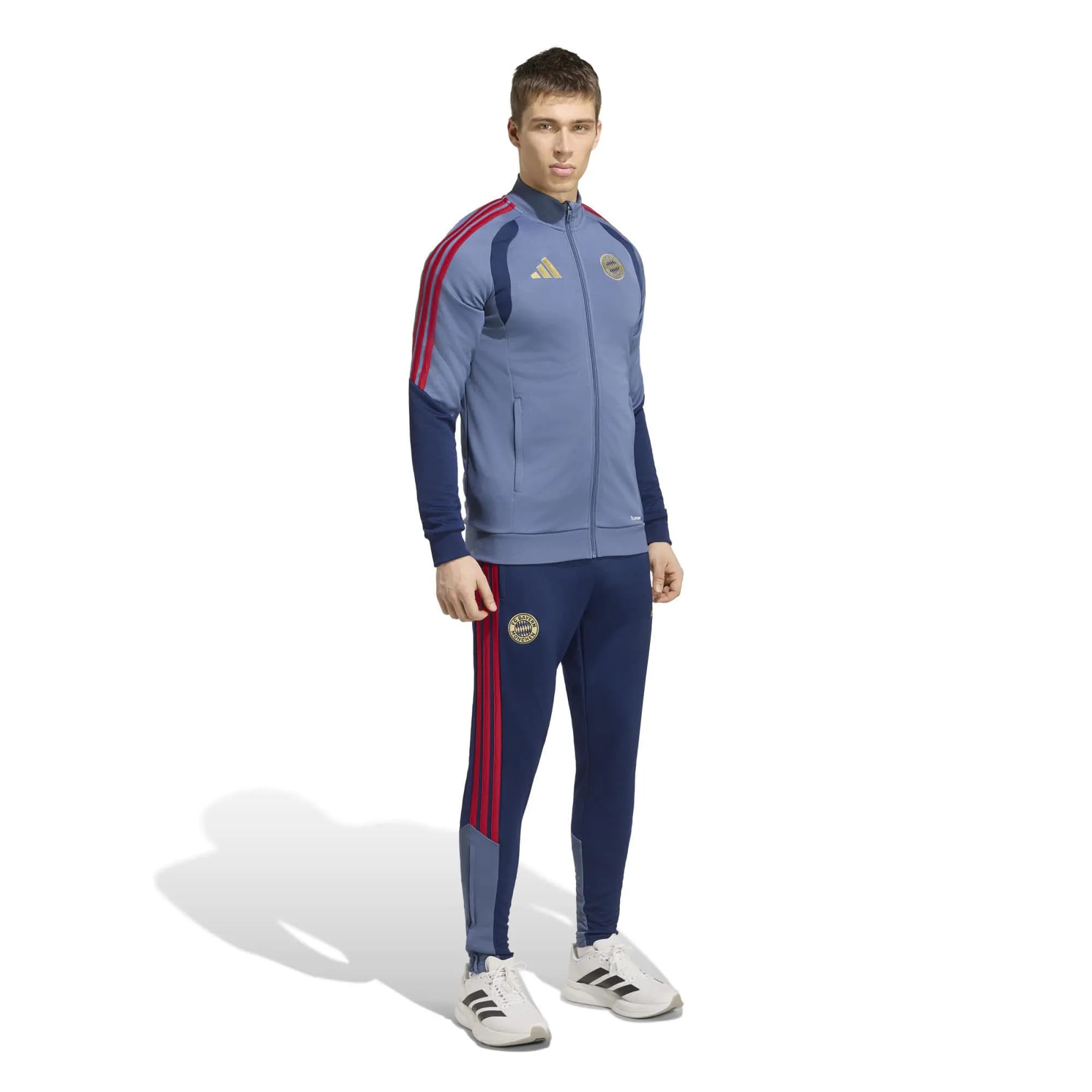adidas FC Bayern TK SUIT Herren Trainingsanzug Jogginganzug 26/27 blau