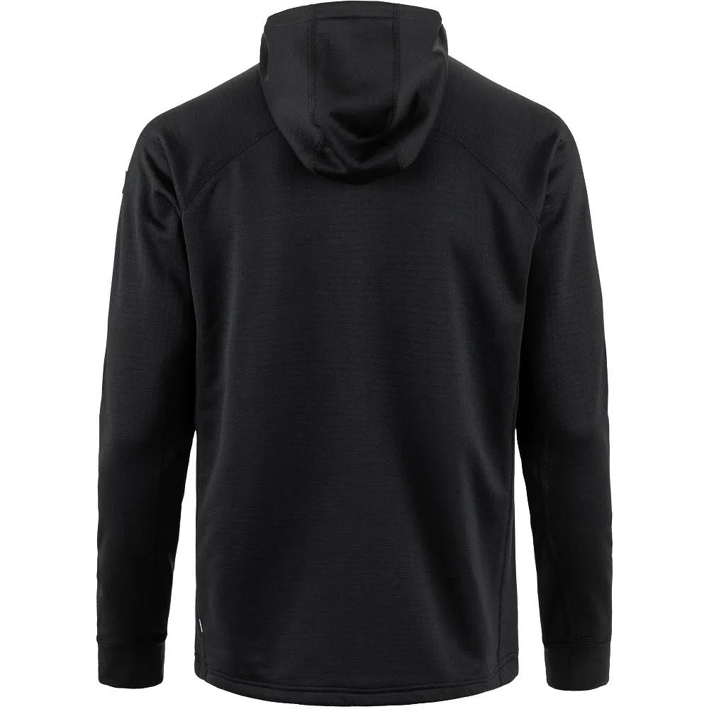 Fjällräven Abisko Grid Fleece Hoodie M Herren Fleecejacke Midlayer schwarz