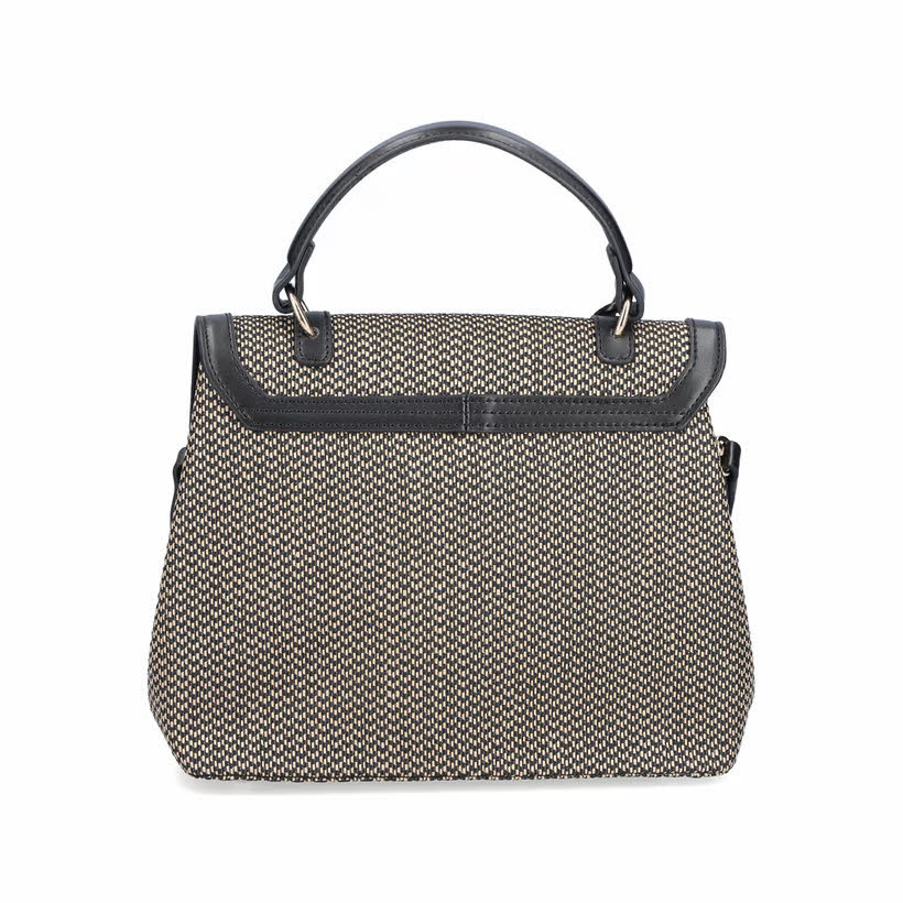 Rieker Handtasche Umhängetasche Damen beige schwarz