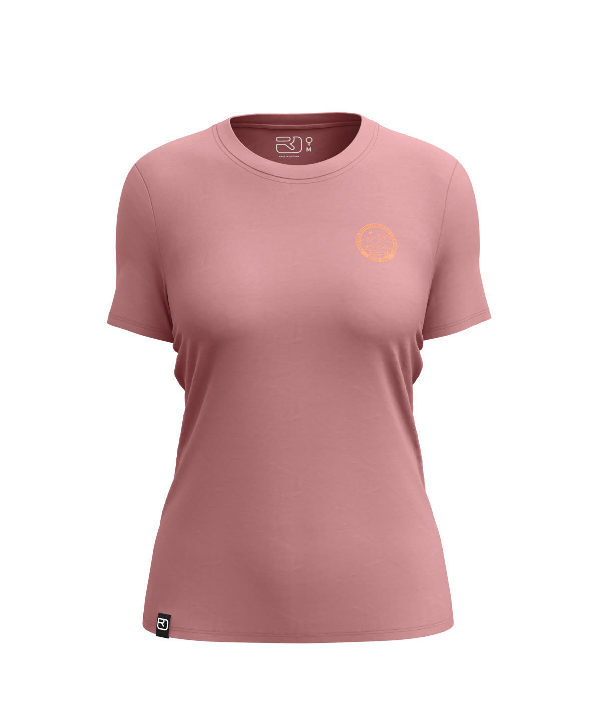 Ortovox DA 185 MERINO MTN BADGE TS W Damen T-Shirt Merino dusk rose