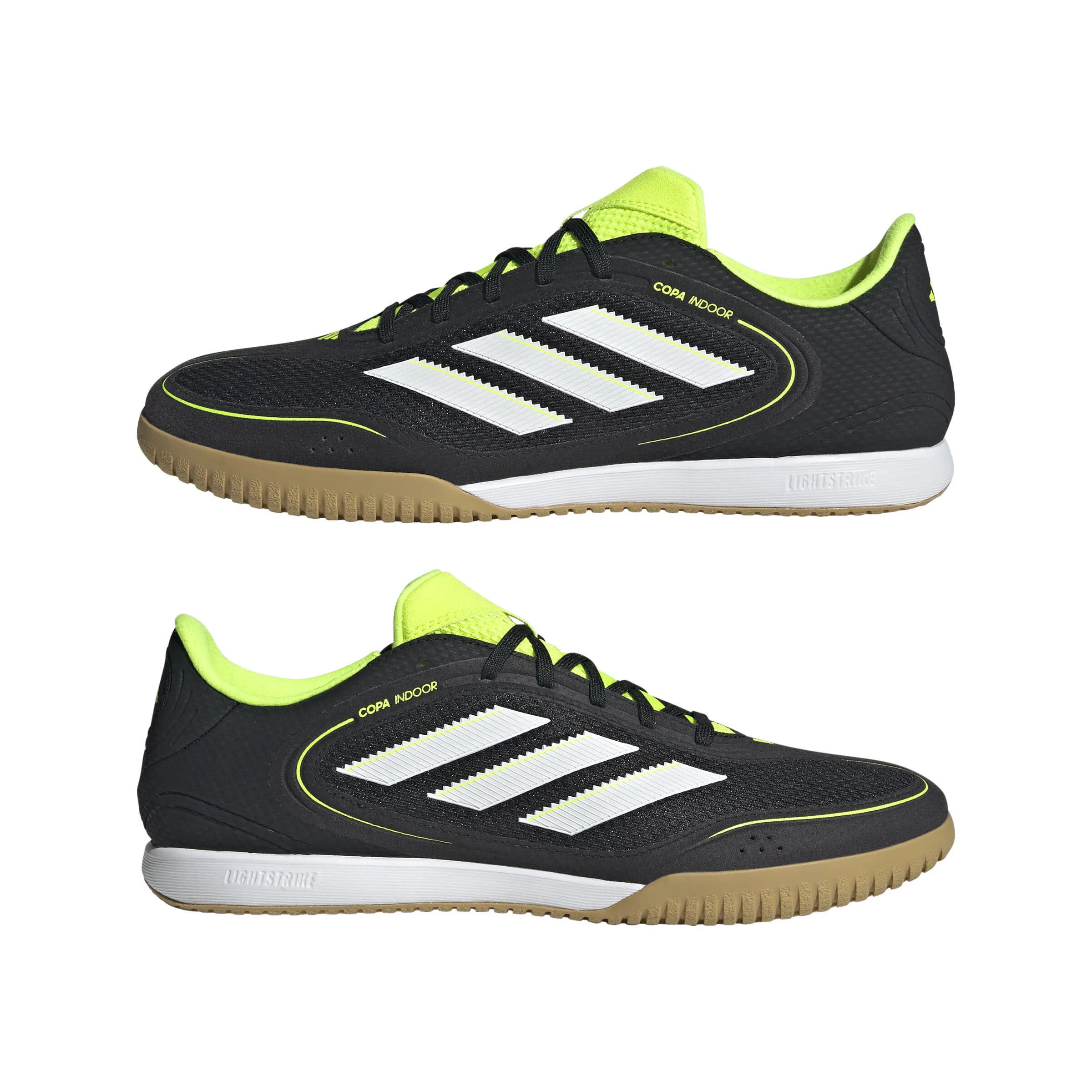 adidas COPA INDOOR COURT LEAGUE Unisex Fußballschuhe Hallenschuhe cblack/ftwwht/luclem