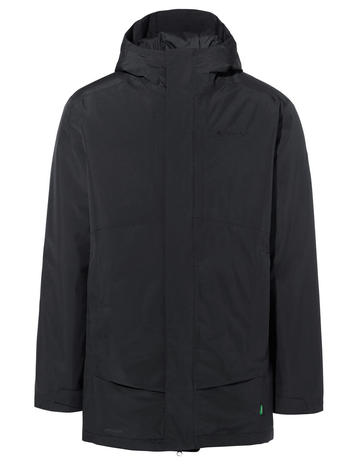 Vaude Rosemoor Freizeitmantel Parka Herren schwarz