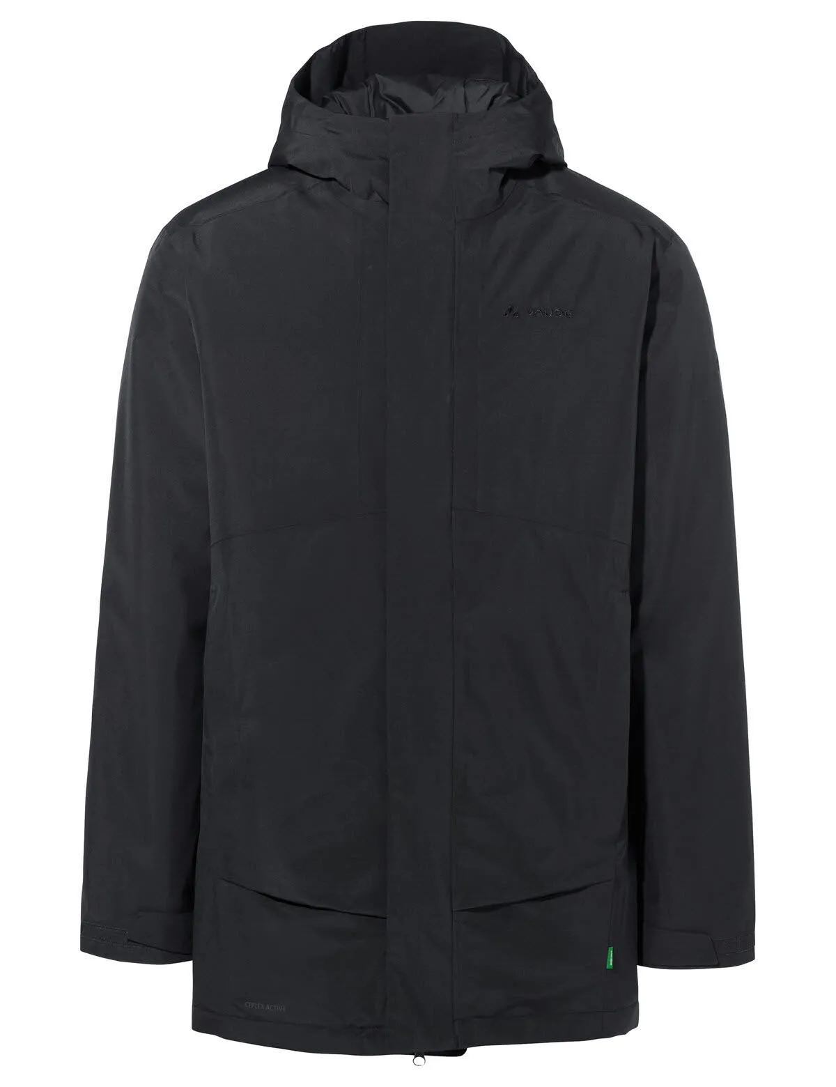 Vaude Rosemoor Freizeitmantel Parka Herren schwarz