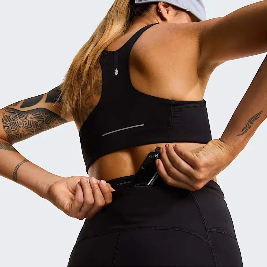 The North Face Lightbright Damen Sport-Leggings Running-Leggings schwarz