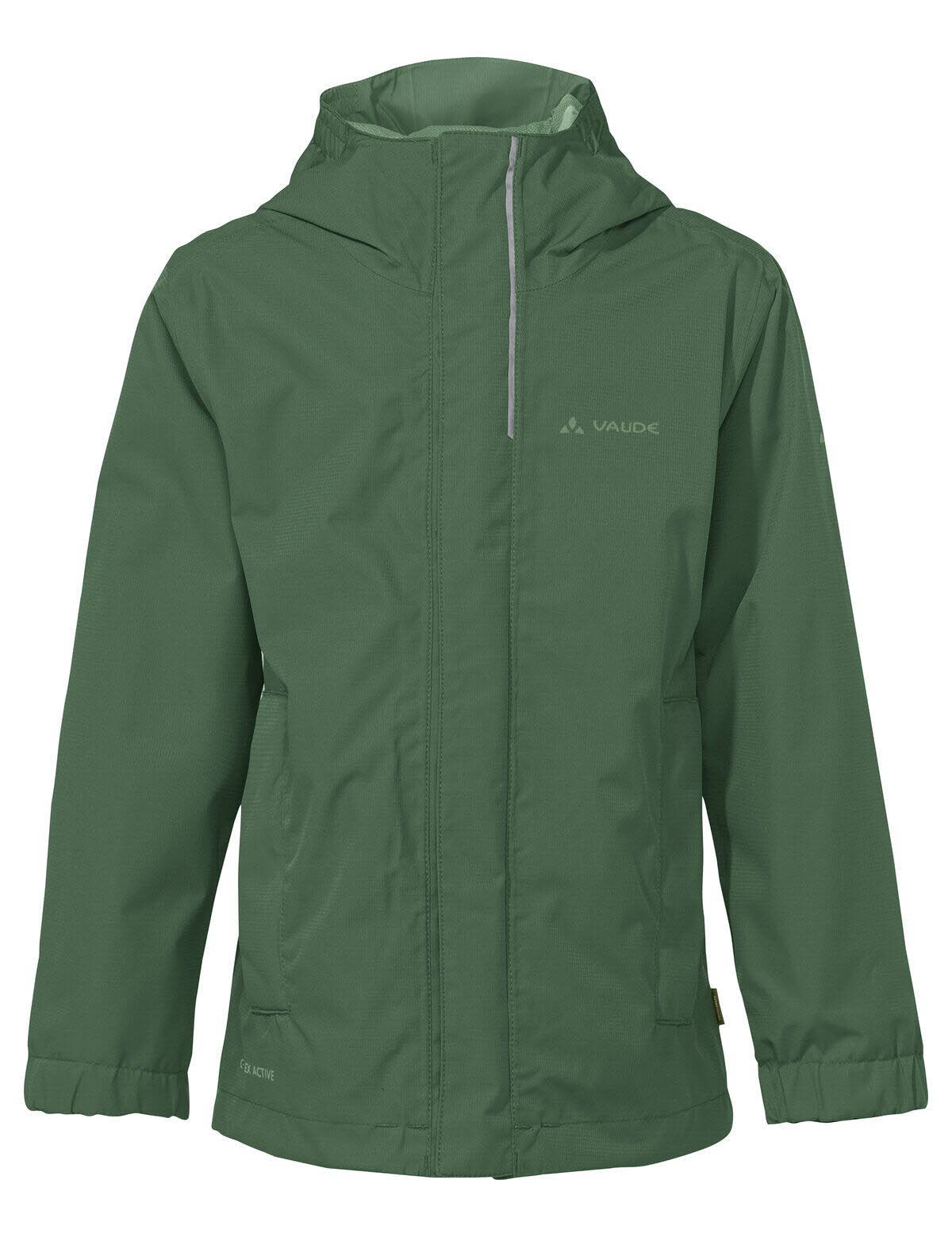 Vaude Escape Light IV Kinder Regenjacke Kapuzenjacke wasserdicht grün