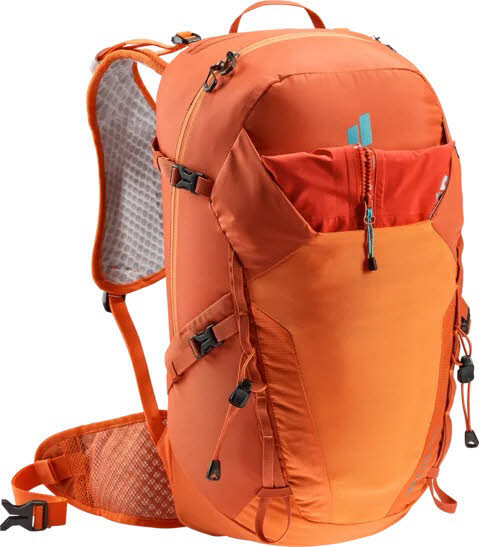 Deuter Speed Lite 23 SL Wanderrucksack mit Helmhalterung Ergonomisch Leicht Orange NEU