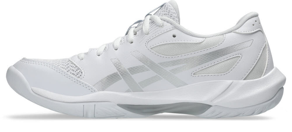 Asics GEL-ROCKET 12 Damen Sportschuhe Hallenschuhe white/pure silver
