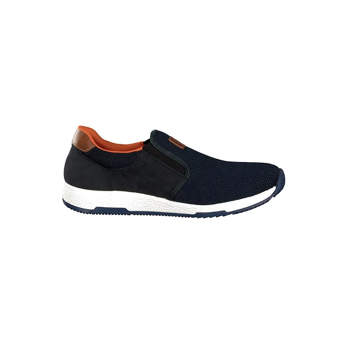 Rieker FSK Herren Halbschuhe Slipper Sneaker modisch Freizeit blau NEU