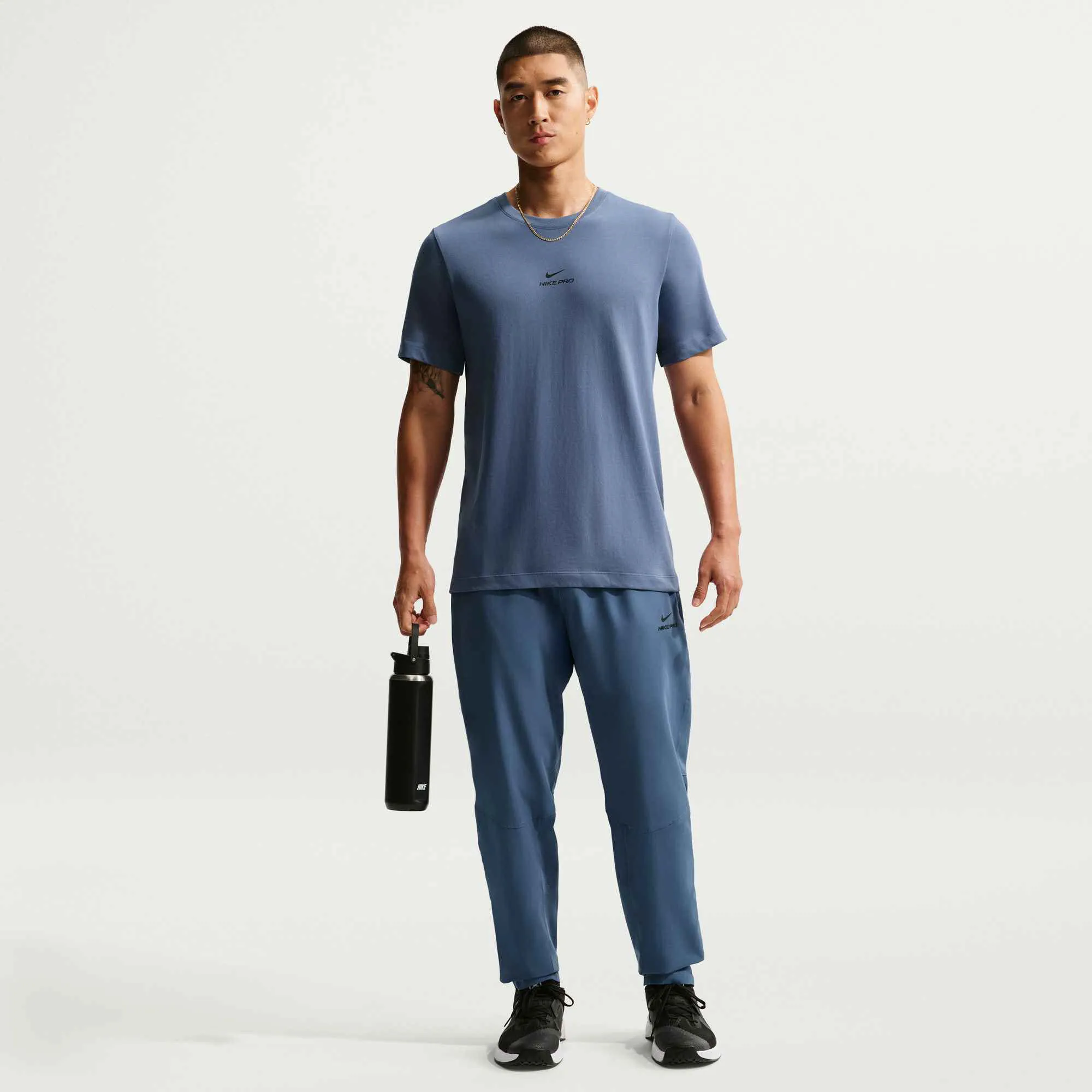 Nike M NP DF NPT PANT Herren Trainingshose Jogginghose diffused blue/black