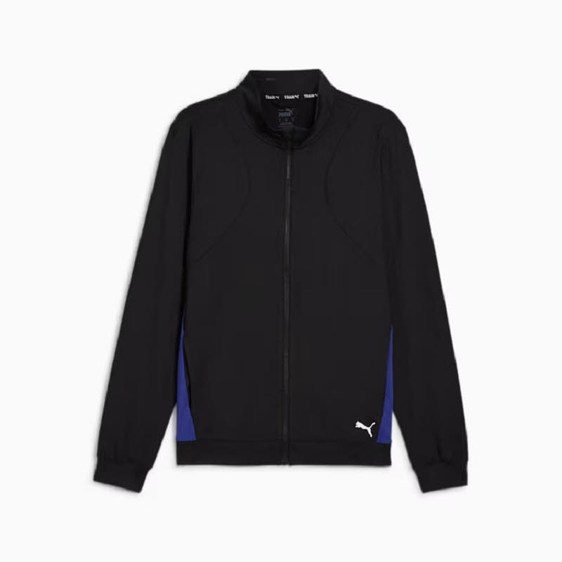 Puma CLOUDSPUN FULL ZIP JACKET Herren Trainingsweste Sportweste schwarz