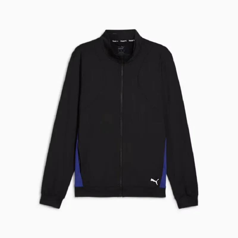 Puma CLOUDSPUN FULL ZIP JACKET Herren Trainingsweste Sportweste schwarz