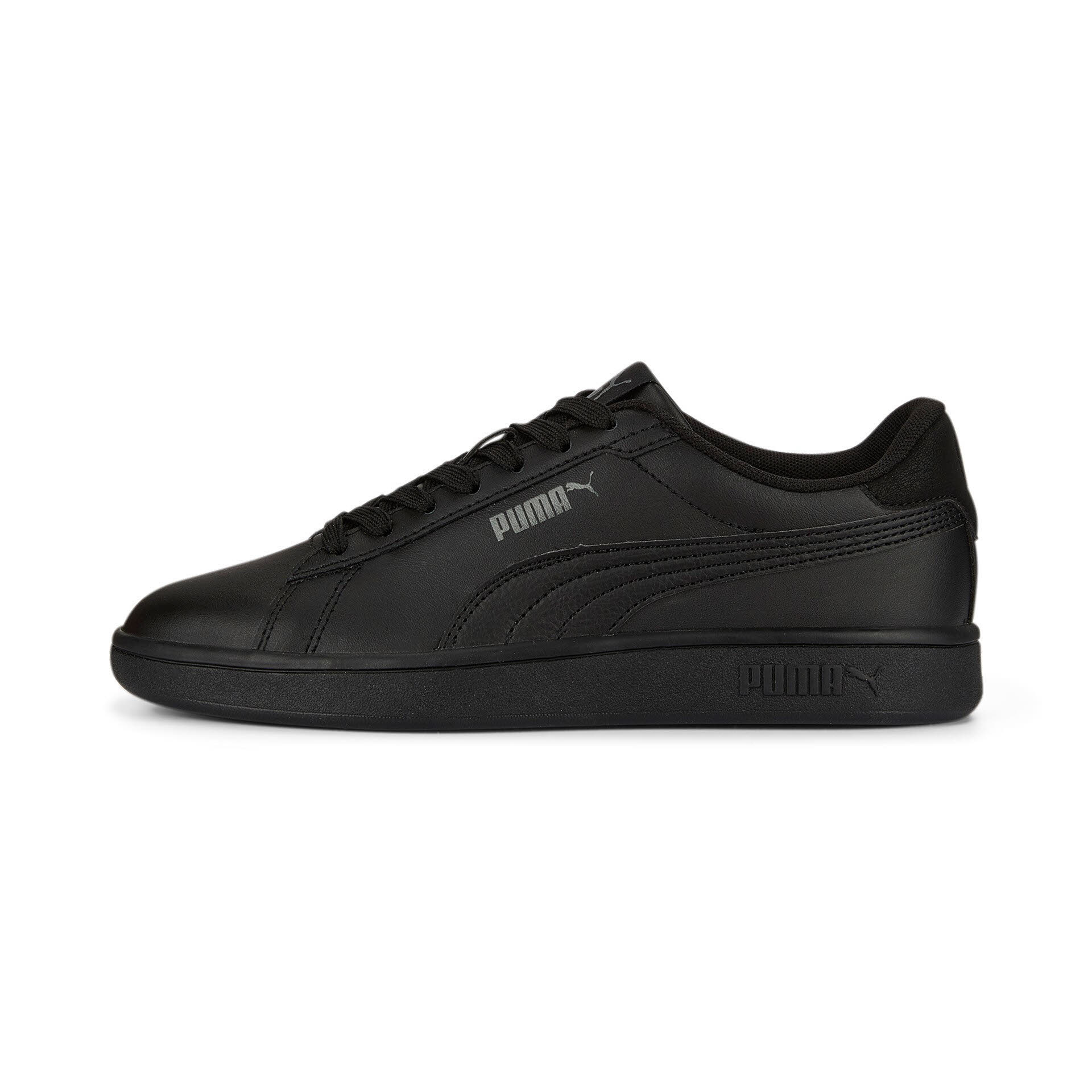 Puma Smash 3.0 Jungen Sneaker Freizeitschuhe schwarz